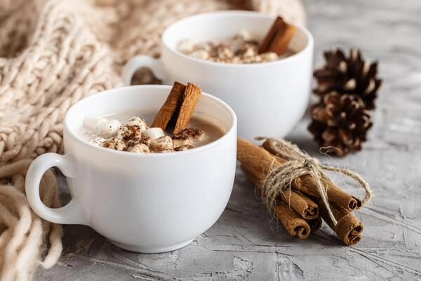 zelfgemaakte warme chocolademelk