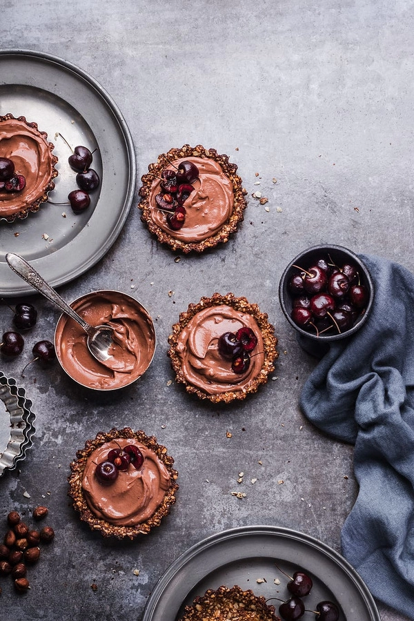 chocoladetaarten en chocoladewerk
