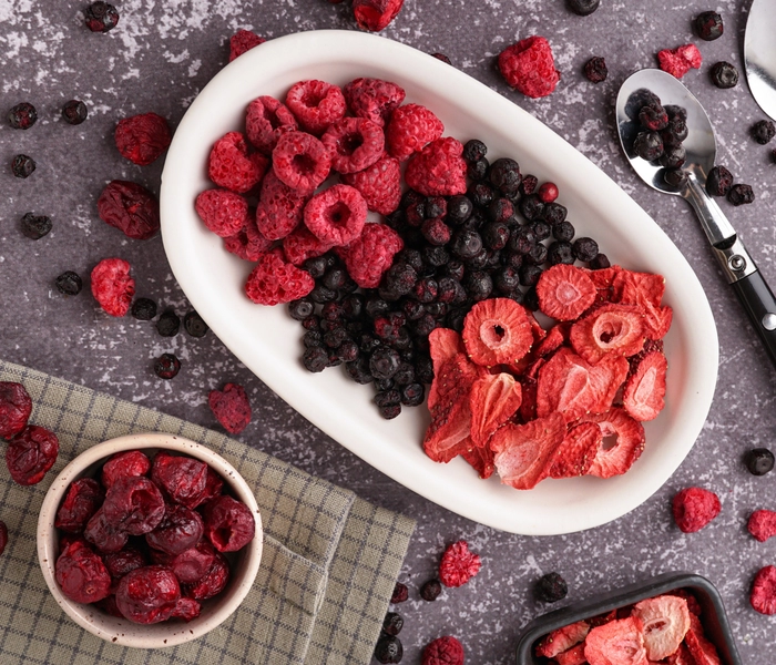 gevriesdroogd fruit: gezond lekker en praktisch