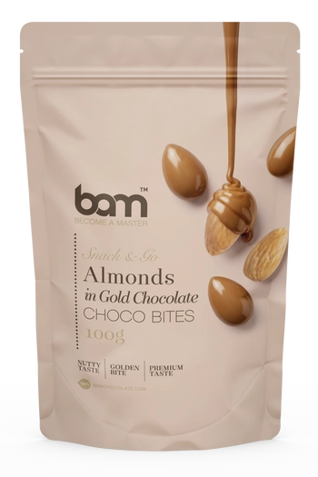 amandelen in gouden chocolade 100 g