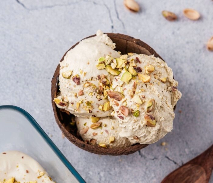 zelfgemaakt pistache-ijs