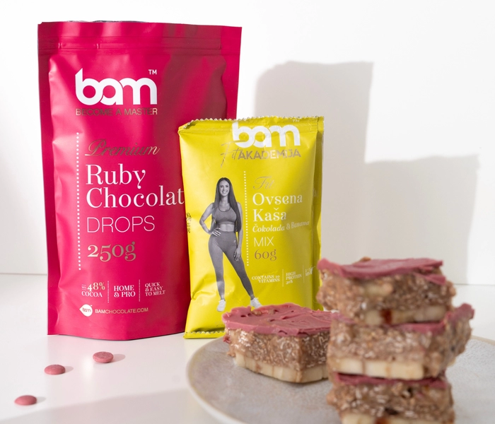 energie haverrepen met banaan en chocolade