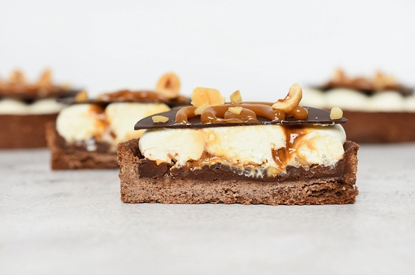 chocolade- karamel- en melkroomtaarten