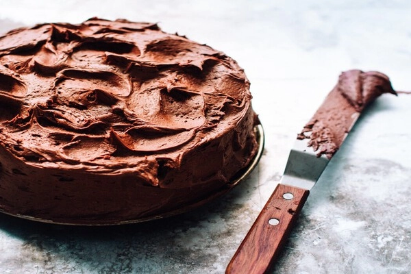 taartglazuur of ganachecrème 