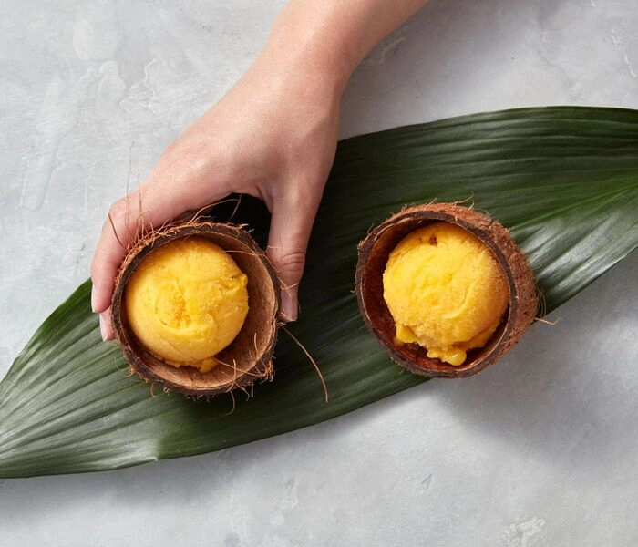 sorbet van passievrucht