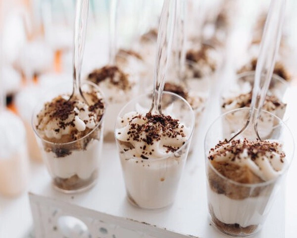 witte chocolademousse