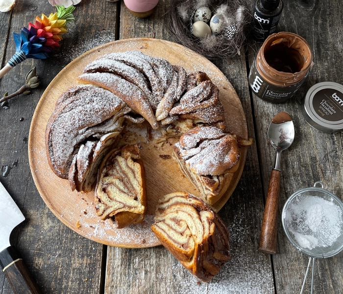 paas babka met chocolade-hazelnootpasta