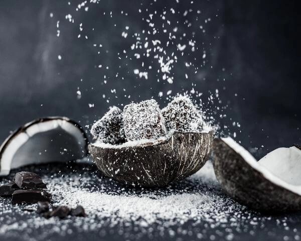 kokosblokjes met sinaasappel