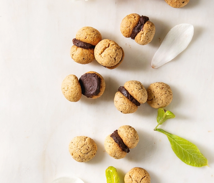 koekjes baci di dama (vrouwenkusjes)