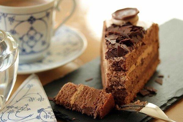 chocolade recept: chocolade - koffie taart