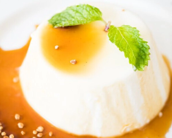 passievrucht panna cotta