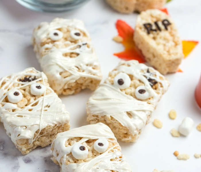 knapperige mummies voor halloween