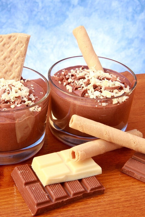 eenvoudige chocolademousse