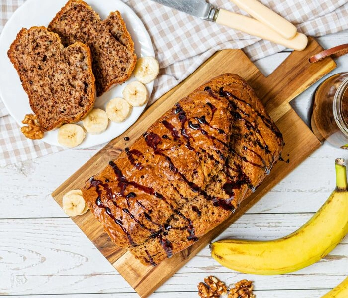 bananenbrood met chocolade