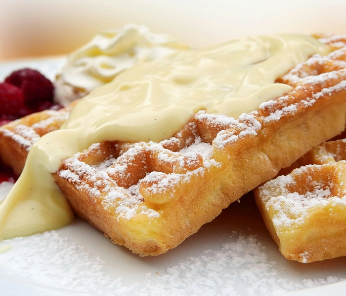 pluizige wafels