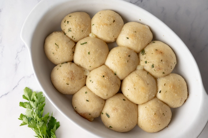 knoflookballetjes met kaas