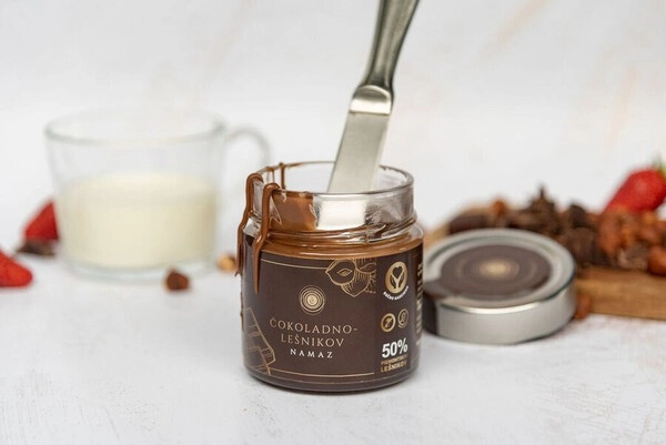 fruitbootjes met cacao hazelnootpasta