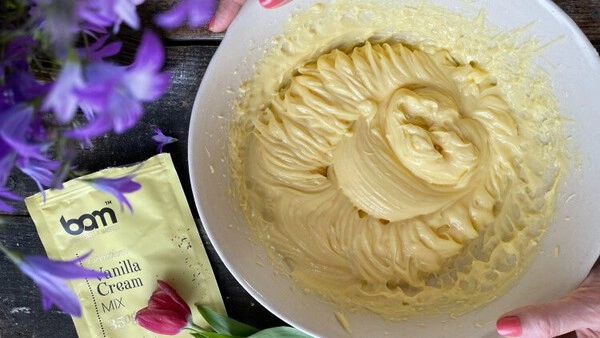 no-bake vanillecrème oreo plakjes