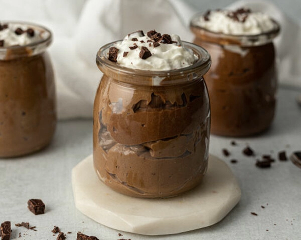 chocolade cups met chocoladecrème