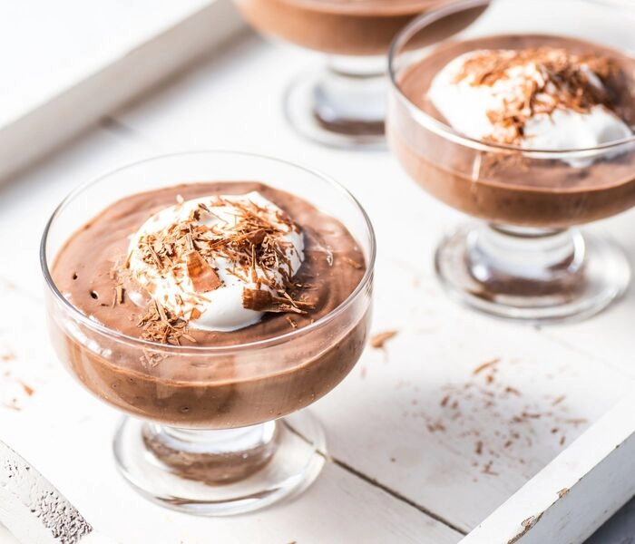 chocolademousse met banaan