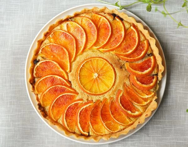 oranje cake omgekeerd
